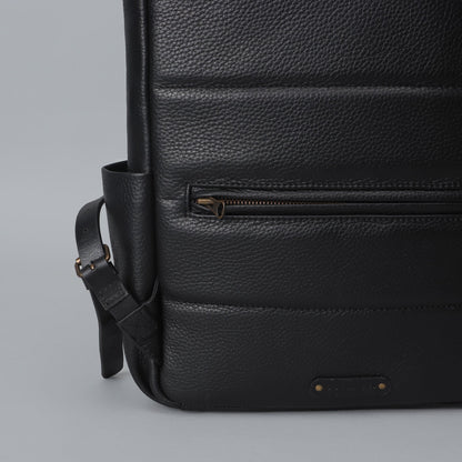 London Leather Backpack - Black | London Collection