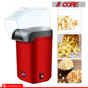 5 Core Hot Air Popcorn Machine 16 Cup Capacity • Electric Oil-Free | Kitchen