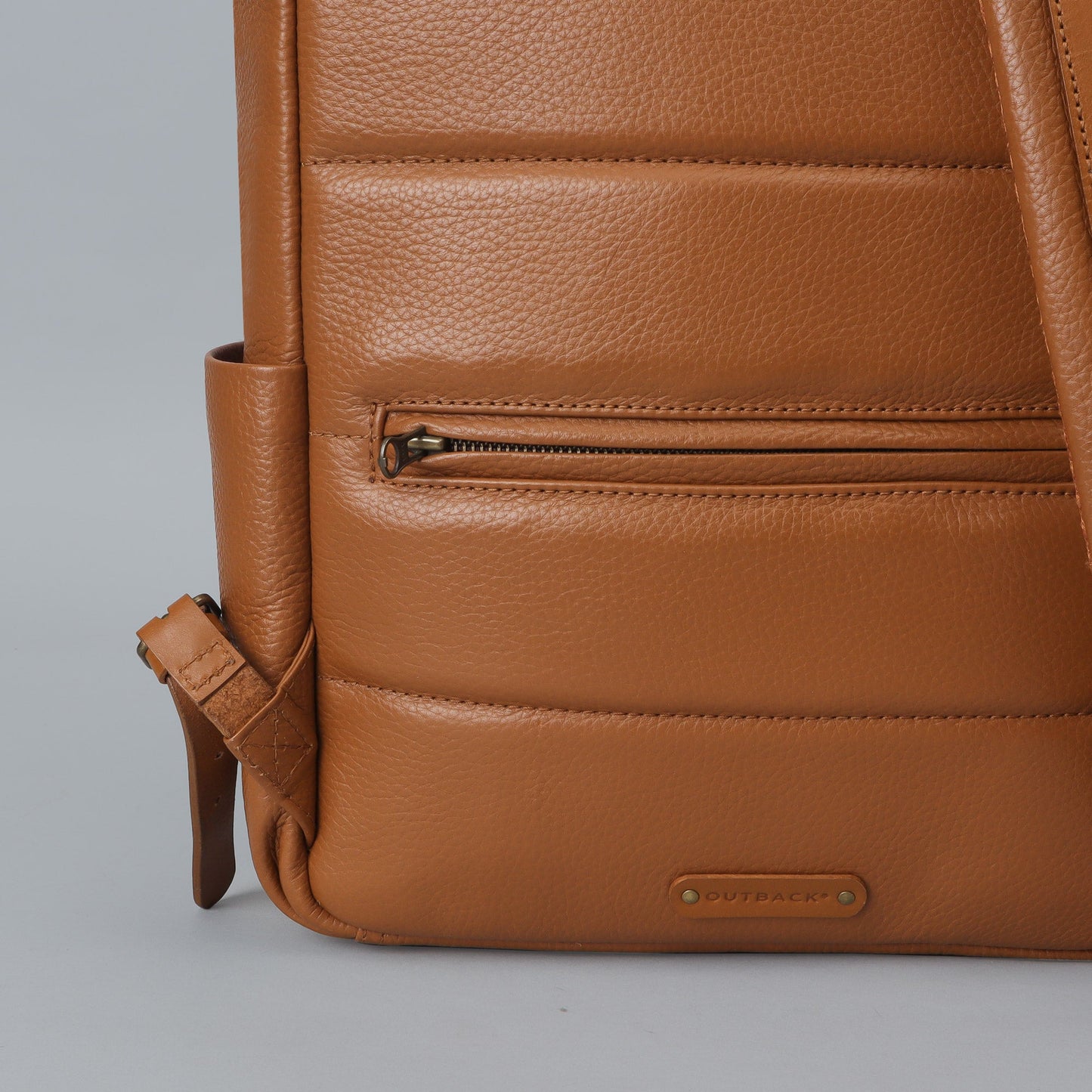 London Leather Backpack - Tan