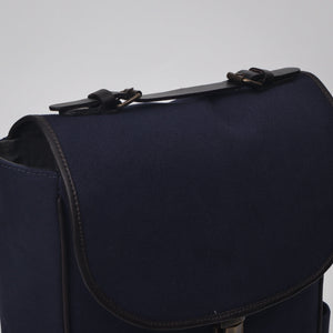 London Canvas Backpack - Navy