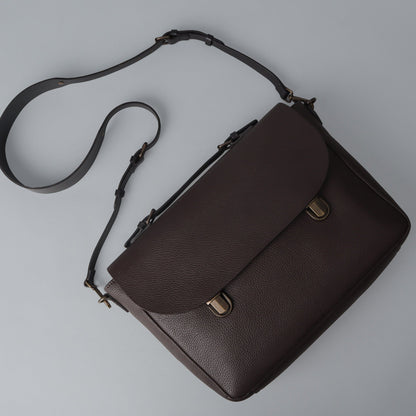 London Leather Briefcase - Brown | London Collection