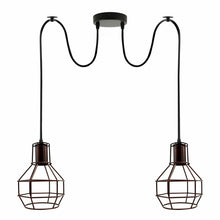 Load image into Gallery viewer, Retro Industrial 2 Way Indoor Ceiling Pendant Chandelier Hanging Light
