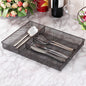 5 Compartments Mesh Metal Forks Spoons Knives | Kitchen