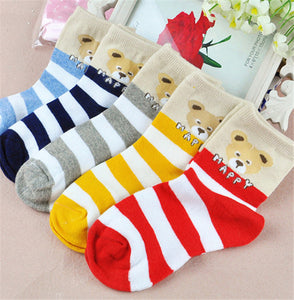 5 pairs/lot Autumn, Winter Kids Cotton Socks (Boy) | Kids