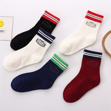 Load image into Gallery viewer, 5 pairs/lot Autumn, Winter Kids Cotton Socks (Boy) | Kids
