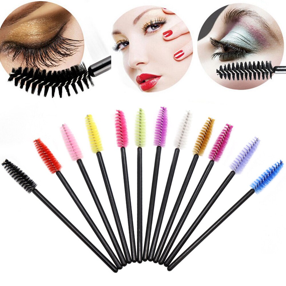 50 Pcs Eyelash Extension Disposable Eyebrow Brush | Pharmacy