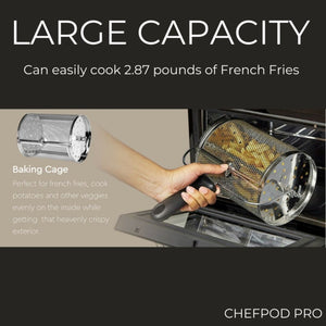 CHEFPod Pro - Air Fryer Oven Digital Touchscreen 13 QT Family