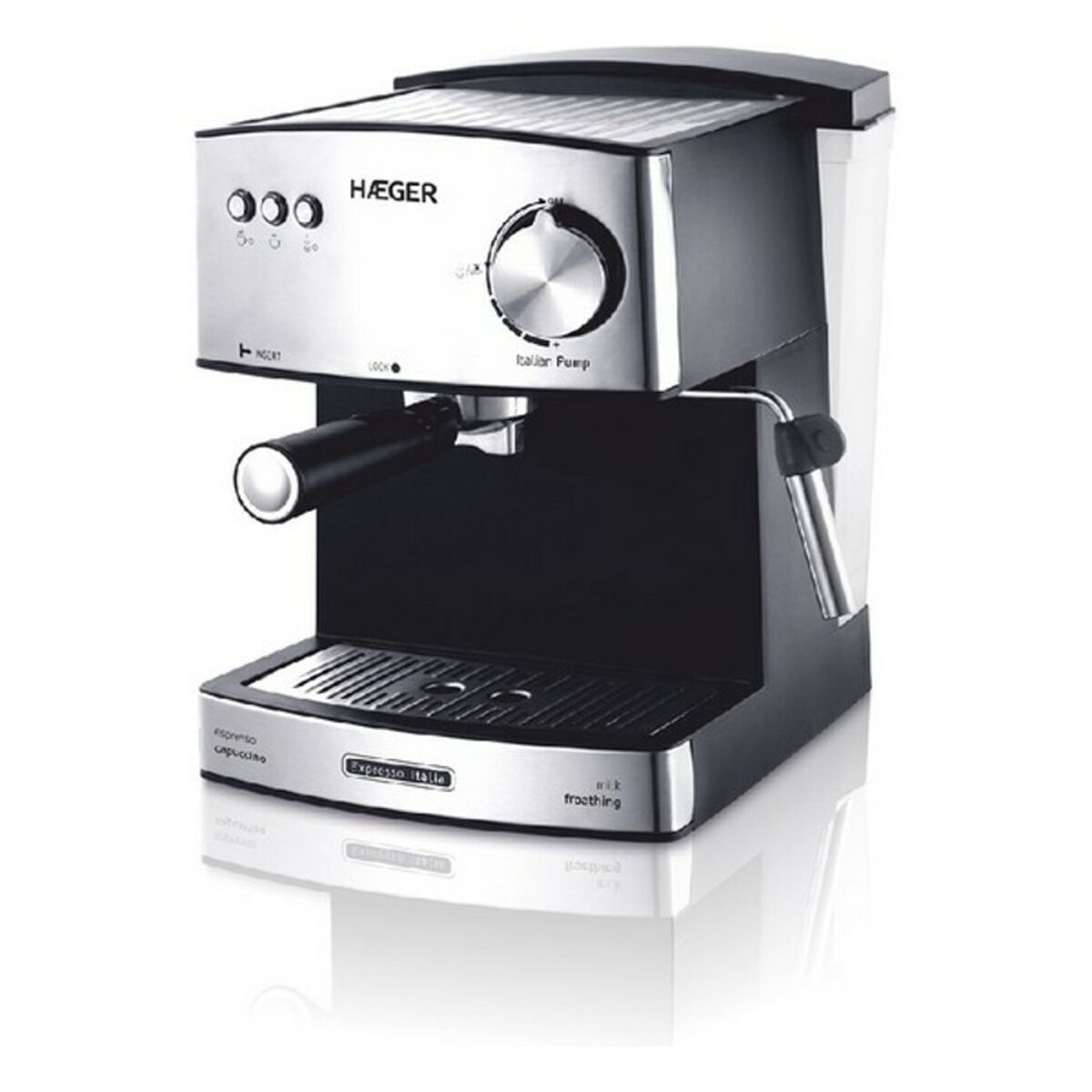 Express Manual Coffee Machine Haeger Expresso Itália 850W (1,6 L) (EU Plug) | Espresso Machine