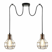 Load image into Gallery viewer, Retro Industrial 2 Way Indoor Ceiling Pendant Chandelier Hanging Light
