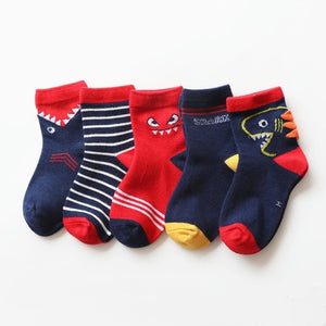 5Pairs/lot Infant Baby Socks Autumn Winter Baby