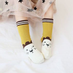 5Pairs/lot Infant Baby Socks Autumn Winter Baby