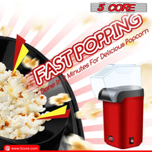 Load image into Gallery viewer, 5 Core Hot Air Popcorn Machine 16 Cup Capacity • Electric Oil-Free | Kitchen
