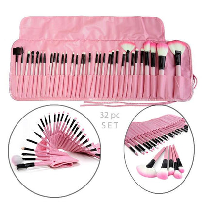 Sculptor 32 Piece High Quality Wooden Makeup Brush Set | Pharmacy