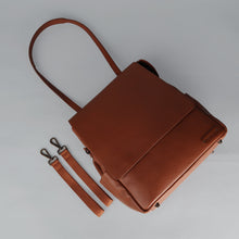 Load image into Gallery viewer, Donna Leather Diaper Bag
