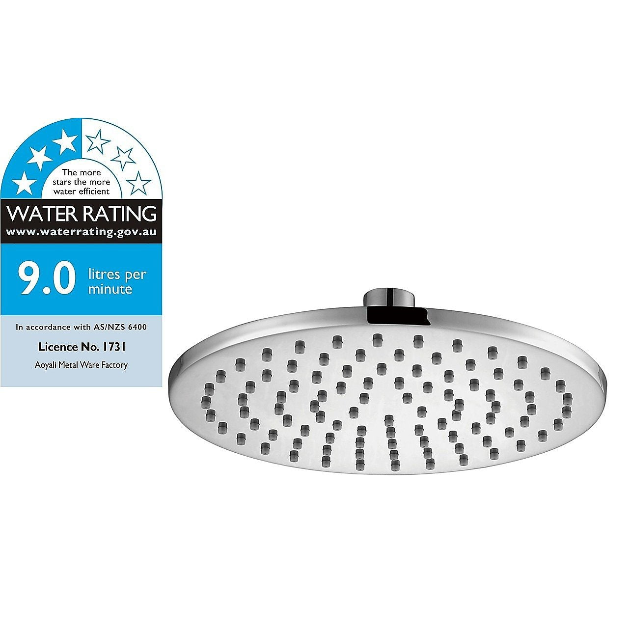 200mm Shower Head Round Chrome Showerhead | Home Improvement