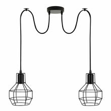 Load image into Gallery viewer, Retro Industrial 2 Way Indoor Ceiling Pendant Chandelier Hanging Light
