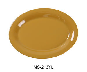 Yanco MS-213YL Mile Stone Oval Platter