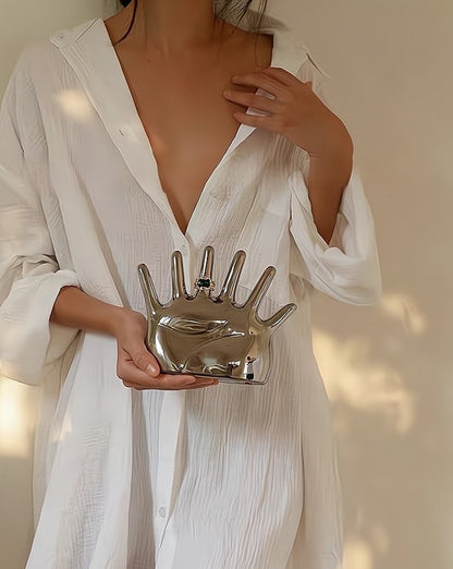 6 Fingers Eclectic Accessories Holder | Silver Rosemary Collection