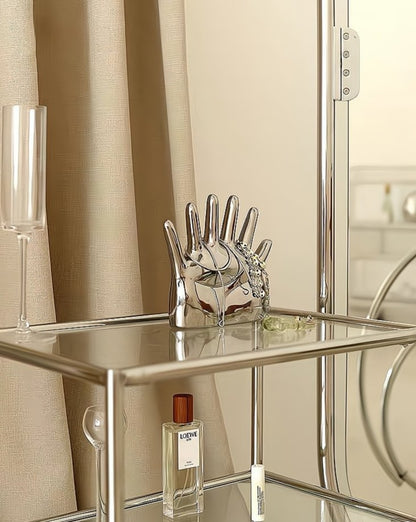 6 Fingers Eclectic Accessories Holder | Silver Rosemary Collection