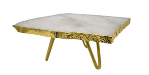 1-Layer Cake Stand with Gold Trim | Kitchen