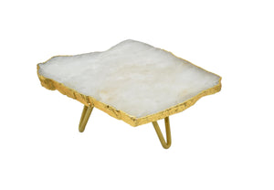 1-Layer Cake Stand with Gold Trim | Kitchen