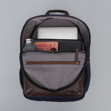 Load image into Gallery viewer, Journey Canvas Backpack - Navy | Journey Collection
