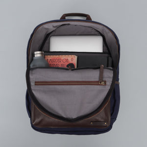 Journey Canvas Backpack - Navy | Journey Collection