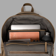 Load image into Gallery viewer, Journey Leather Backpack - Navy | Journey Collection
