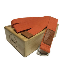 Load image into Gallery viewer, Bamboo Yoga Block &amp; Strap Combo
