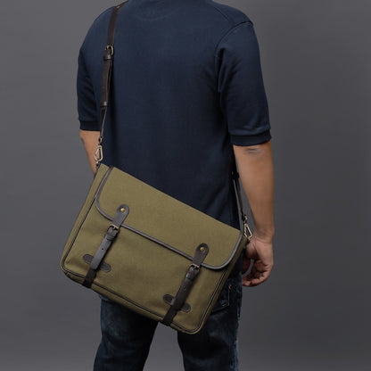 Oslo Canvas Messenger  Bag