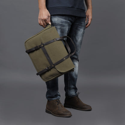 Oslo Canvas Briefcase | Oslo Collection