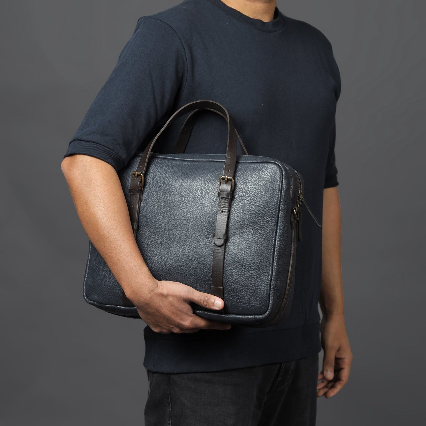 Miami Leather Briefcase | Miami Collection