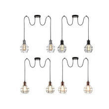 Load image into Gallery viewer, Retro Industrial 2 Way Indoor Ceiling Pendant Chandelier Hanging Light
