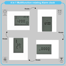 Load image into Gallery viewer, Electronic Square LCD Calendar Alarm Clock Digital
