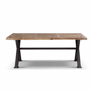 Dining Table DKD Home Decor Wood Metal (200 x 100 x 78 cm)