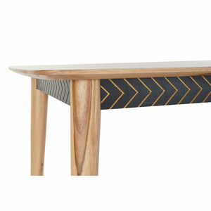 Dining Table DKD Home Decor Natural Black (160 x 90 x 76 cm)