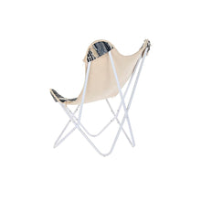 Load image into Gallery viewer, Garden chair DKD Home Decor Black Cotton White Iron (74 x 65 x 90 cm)
