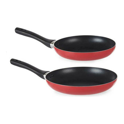 Set of pans Red Aluminium (2 pcs)