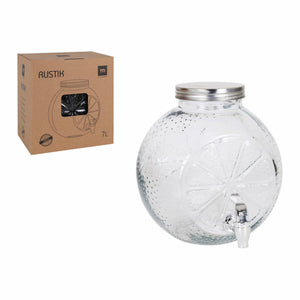 Glass Jar La Mediterránea S2209739 Tap Dispenser Glass (7 L)