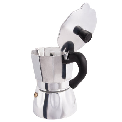 Biggcoffee Hes-3 Espresso Machine, Moka Pot, 3 cups, 120ml, Gray &