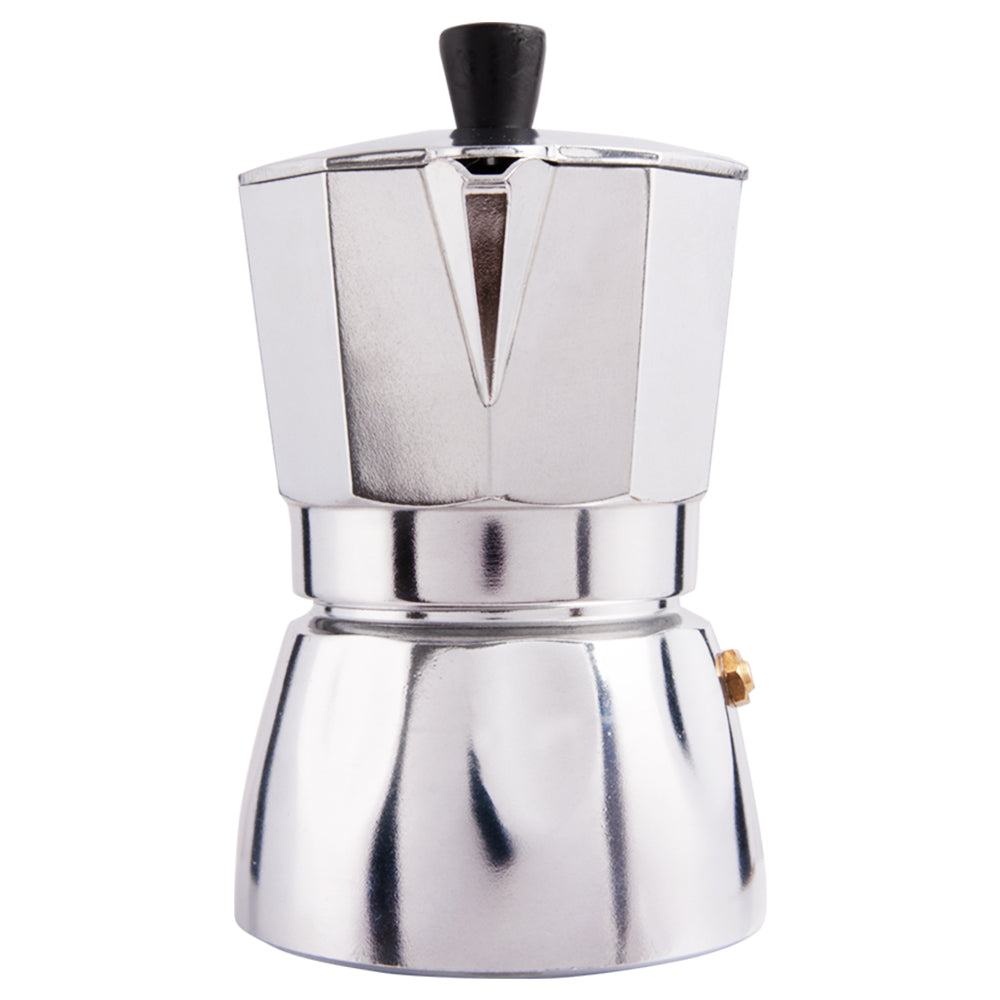 Biggcoffee Hes-3 Espresso Machine, Moka Pot, 3 cups, 120ml, Gray &