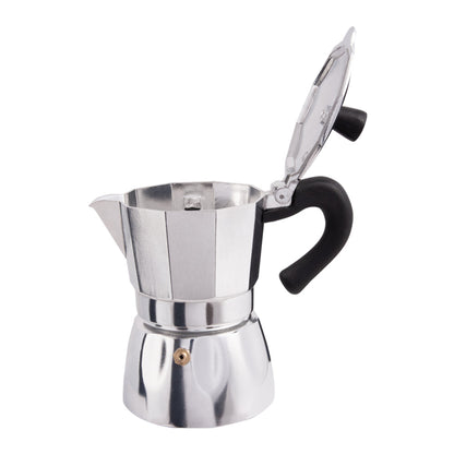 Biggcoffee Hes-3 Espresso Machine, Moka Pot, 3 cups, 120ml, Gray &