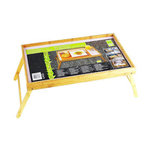 Load image into Gallery viewer, Folding Tray for Bed Wood White (50 x 30 x 22 cm)
