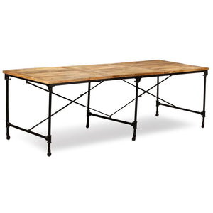 Dining Table Solid Mango Wood 94.5"