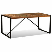 Load image into Gallery viewer, Dining Table Solid Reclaimed Wood 70.9&quot;
