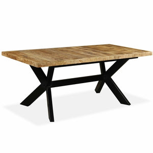 Dining Table 78.7"x39.4"x29.5" Solid Mango Wood