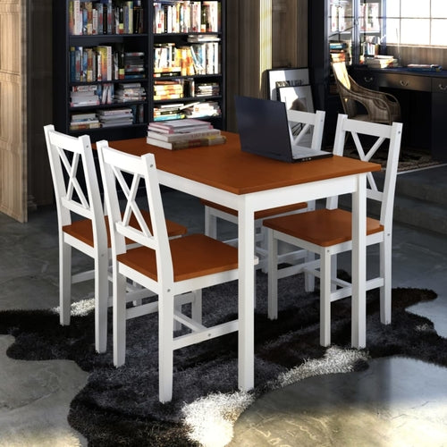 5 Piece Dining Set White | Dining Room