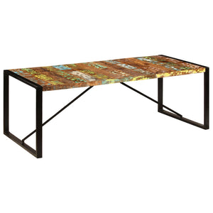 Dining Table 86.6"x39.4"x29.5" Solid Mango Wood