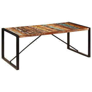 Dining Table 86.6"x39.4"x29.5" Solid Mango Wood