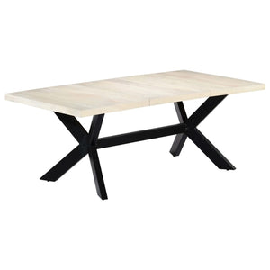 Dining Table 78.7"x39.4"x29.5" Solid Mango Wood